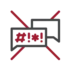 Zero tolerance for harassment